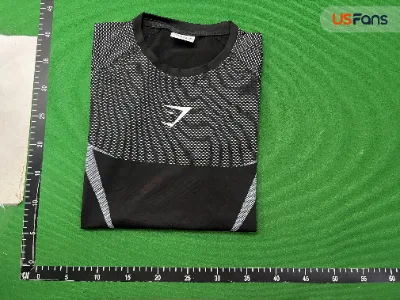 YMSHARK New Running Sports Fitness Top Casual Breathable Tight Short Sleeve Casual Running T-Shirt Shark — T-shirts — photo 3