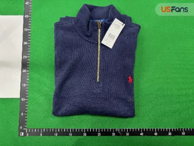 RL 1/4 Zip Classic Sweatshirt with Velvet inside Pony Logo Half Zipper Sweater a — Hoodies — photo 2