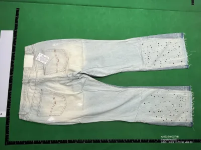 3 High Quality Water Washed Hole Stitching Jeans — Pants — photo 2