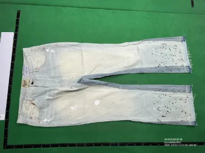 3 High Quality Water Washed Hole Stitching Jeans — Pants — photo 1