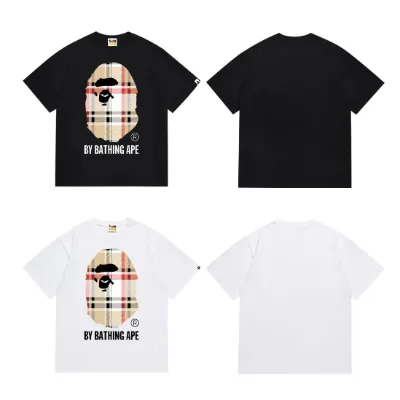 APE TShirt 2024SS Summer ape head little monkey camouflage men's and women's short sleeve round neck T-shirt men's — T-shirts — photo 1