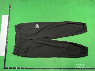 Pure meta version! OS loose version! terry version! Stu tuxi co-brand Crew Fleecelogo 23SS solid color embroidered logo pocket zipper sweatpants sweatpants — Pants — photo 2